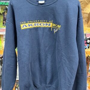 Vintage Y2K University Of Akron Mom Sweatshirt sz M